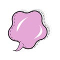 Speech message bubble for children book or comic book Royalty Free Stock Photo