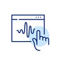 Speech recognition software. Pixel perfect icon Royalty Free Stock Photo