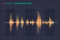 Speech Recognition Sound Wave Form Signal Diagram