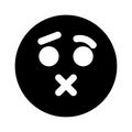 speechless emoji Isolated Vector icon which can easily modify or edit