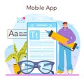 Speechwriter online service or platform. Professional speaker or copywriter
