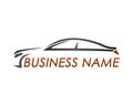 Speed Auto Logo Template,  automotive logo design Royalty Free Stock Photo