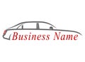 Speed Auto Logo, Template, automotive logo design Royalty Free Stock Photo