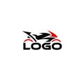 Speed Bike Sport Bike Motorcycle Design Cool Red Black Competition Logo