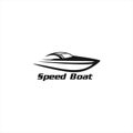 Speed boat logo Royalty Free Stock Photo