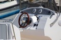 Speed boat rudder Royalty Free Stock Photo