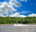 Speed Boating In Kentucky Royalty Free Stock Photo