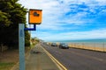 A speed camera on A259 road England