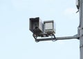Speed control camera Royalty Free Stock Photo