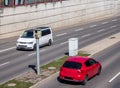 Speed control in the city Royalty Free Stock Photo