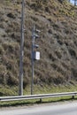 Traffic Speed Camera. Police radar Royalty Free Stock Photo