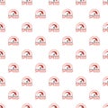 Speed dashboard pattern seamless vector