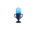 Speed Fast Trophy Icon Logo Design Element Royalty Free Stock Photo