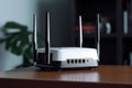 speed 5g internet white wifi router in the house Generative AI