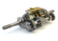 Speed gearbox on isolated