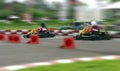 Speed go carting, abstract fast Royalty Free Stock Photo