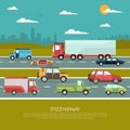 Speed Highway Illustration