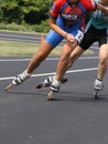 Speed inline Skating abstract of skates and skater