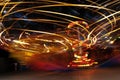 Speed light in Luna park Royalty Free Stock Photo