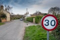 Speed Limit in English Village