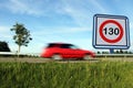 Speed limit of 130 on German motorways