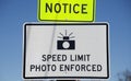 Speed Limit Photo Enforced Warning