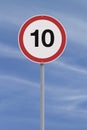 Speed Limit Royalty Free Stock Photo