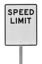 Speed Limit Sign Royalty Free Stock Photo