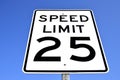 Speed Limit sign Royalty Free Stock Photo