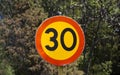 Speed limit Royalty Free Stock Photo