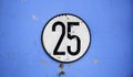 Speed limit twenty five