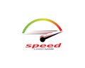 speed logo icon design illustration vector