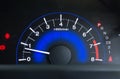 A speed meter is gauge that measures and displays,Car dashboard display Royalty Free Stock Photo