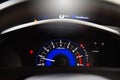 A speed meter is gauge that measures and displays,Car dashboard display Royalty Free Stock Photo