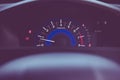 A speed meter is gauge that measures and displays,Car dashboard display symbol Royalty Free Stock Photo