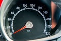 A speed meter is gauge that measures and displays,Car dashboard display Royalty Free Stock Photo