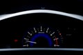 A speed meter is gauge that measures and displays,Car dashboard display symbol Royalty Free Stock Photo