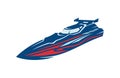 Speed Boat Racing Royalty Free Stock Photo