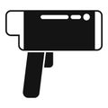Speed radar alert icon simple vector. Vehicle tool Royalty Free Stock Photo