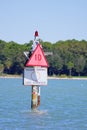 Speed sign in Tampa Bay Royalty Free Stock Photo