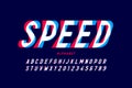 Speed style font