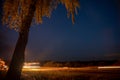 Speed Traffic - light trails on motorway highway Royalty Free Stock Photo