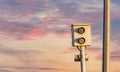 Speed trap camera Royalty Free Stock Photo