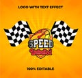 Speed Unlimited Text Effect Free Vector