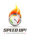 Speed up - business acceleration concept Royalty Free Stock Photo
