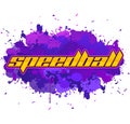 Speedball - is a format of Paintball gaming Royalty Free Stock Photo