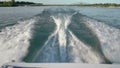 Speedboat on Detroit river