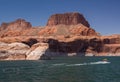 Speedboat on Lake Powell Royalty Free Stock Photo