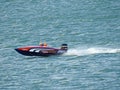 Speedboat racing Royalty Free Stock Photo