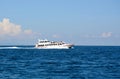 Speedboat on the sea in Gili Meno, Indonesia